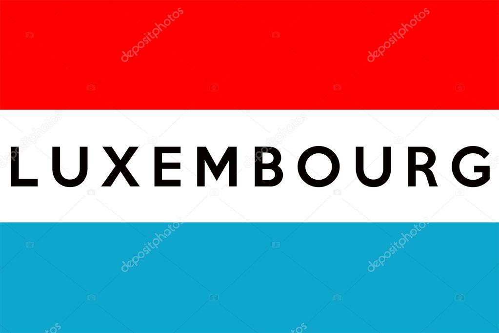 vlag van luxemburg — stockfoto © tony4urban #43042907