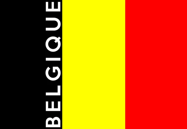 Bandeira da Bélgica — Fotografia de Stock