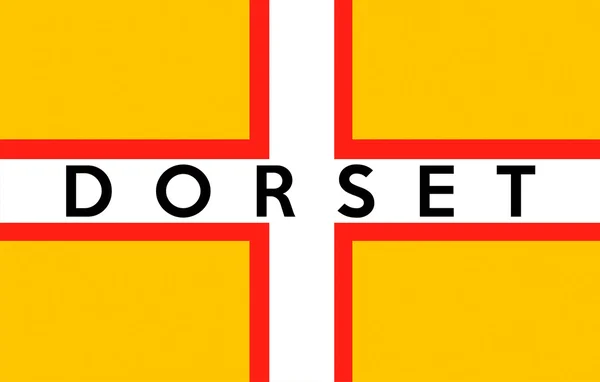 Bandeira dorset — Fotografia de Stock