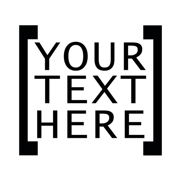 Your text here — Stock Photo, Image