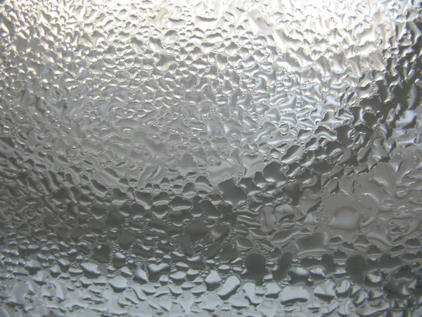 Window glass and water drops — Stock Photo, Image