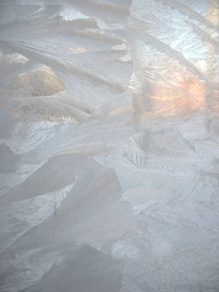 Donmuş kış penceresi — Stok fotoğraf