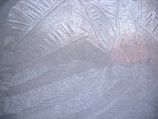 Frozen winter window — Stock Photo, Image