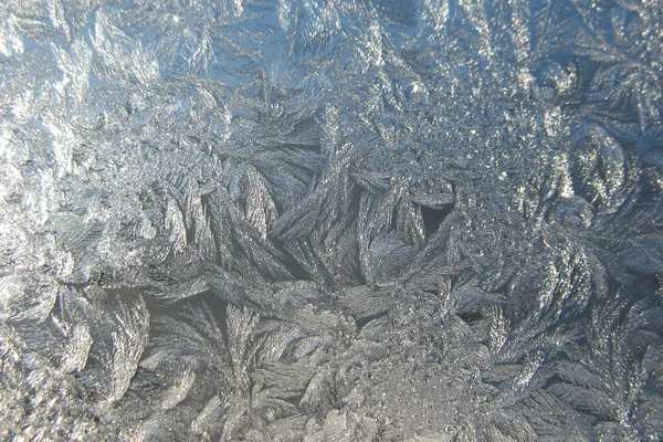 Ventana de invierno congelada — Foto de Stock