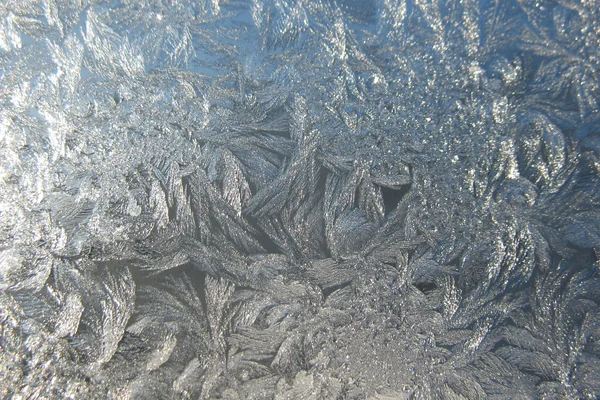 Frozen winter window Stock Photo
