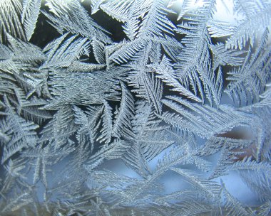 donmuş kış penceresi