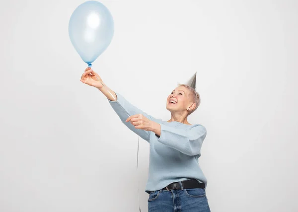 Porträt Von Ihr Sie Schön Aussehende Attraktive Schöne Überglücklich Fröhlich — Stockfoto