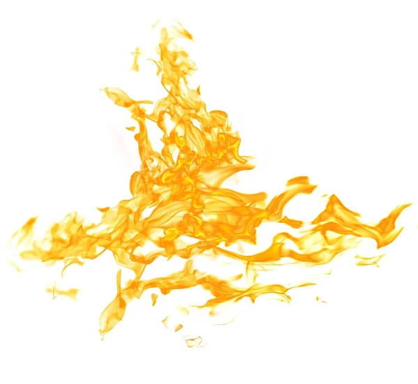 Isolated on white abstract flame — Stock Photo, Image