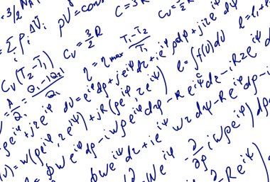 farklı mavi matematiksel ifadeler
