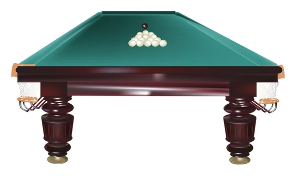 Table for billiards — Stock Vector