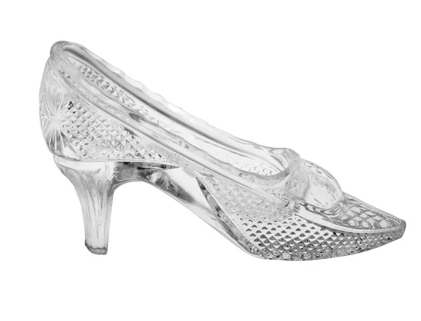 Glass single shoe — Stock Photo, Image