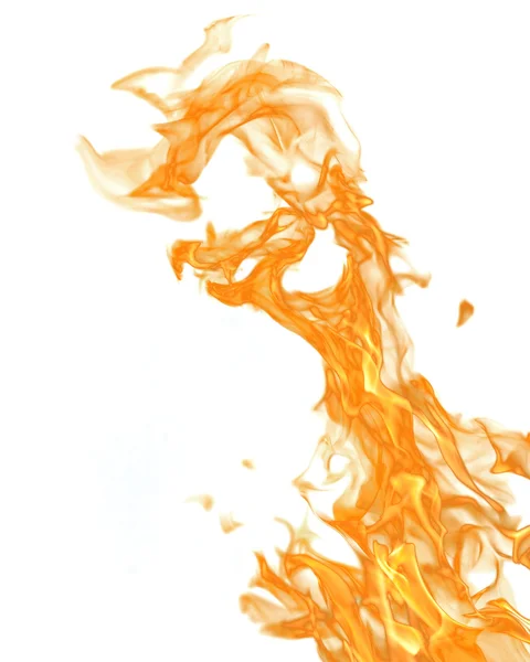Orange flame — Stock Photo, Image