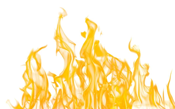 黄火の火花の分離白 — ストック写真