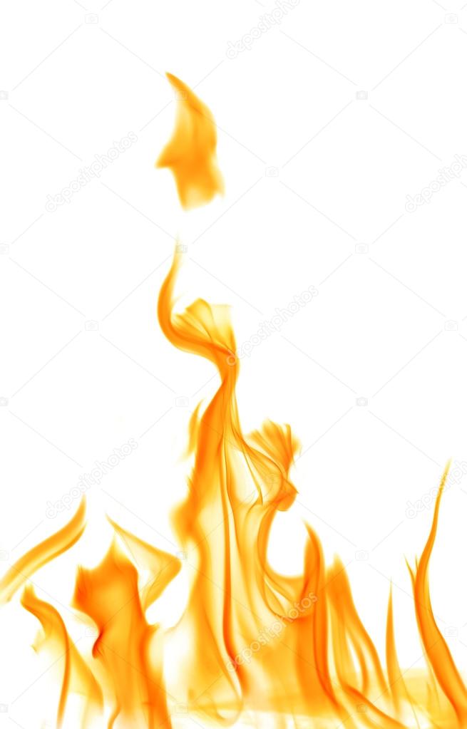 Yellow Flame Sparks Isolated On White Stock Photo Image By C Dr Pas