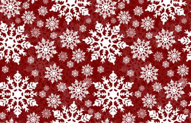 Kar tanelerinden pürüzsüz arkaplanı olan illüstrasyon