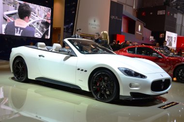 Geneva - 12 Mart: Maseratti Gran Cabrio spor 82 Internati