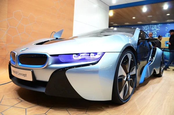 Genewa - 12 marca: Bmw i8 Concept na targach Poznańskich 82 — Zdjęcie stockowe