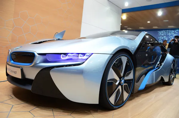 Geneva - 12 Mart: Bmw i8 Concept 82 uluslararası ekranda — Stok fotoğraf