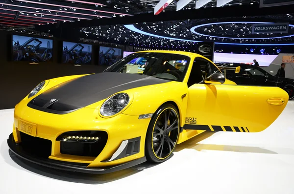 2012 GENEVA - 12 MARZO: TechArt Porsche 991 Carrera S in mostra — Foto Stock