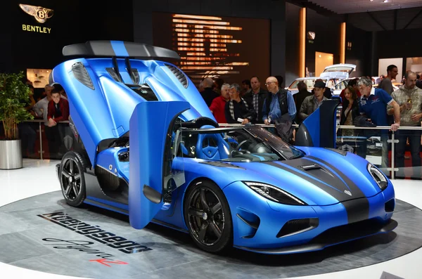 GENEVA - MARCH 12: Koenigsegg Agera R at 82nd International Moto — Stock Photo, Image