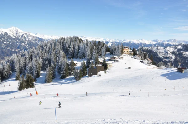 Pizol, berömda schweiziska skidorten — Stockfoto