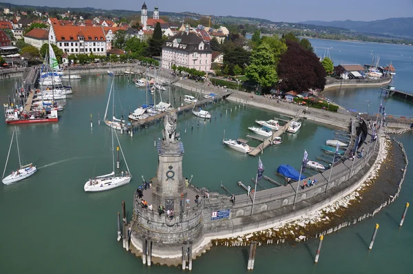 Přístav ostrova lindau, Německo — Stock fotografie