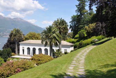 Villa bellagio şehrin ünlü İtalyan lake como, Leonardo'ya