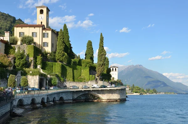 Gravedonna miasto w słynnego włoskiego jeziora como — Zdjęcie stockowe