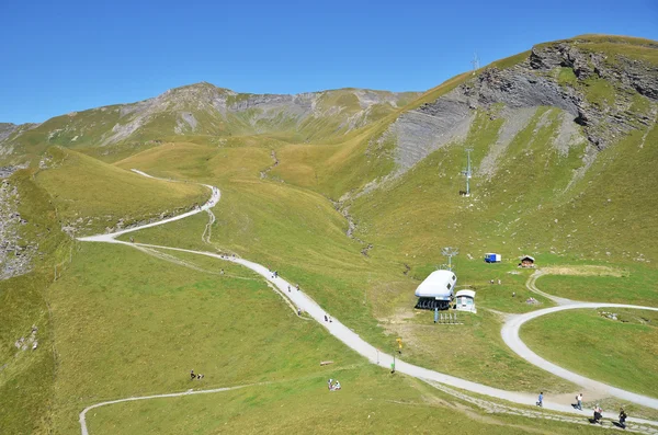 Mountain trails. Jungfrau region, Switzerland — Stock Photo, Image