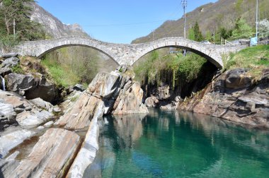 Ponte dei tuz Köprüsü'lavertezzo, İsviçre