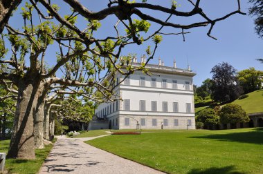 Villa bellagio şehrin ünlü İtalyan lake como, Leonardo'ya