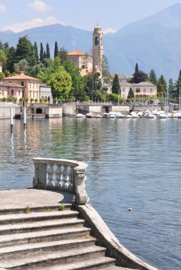 ünlü İtalyan lake como, Tremezzo şehir