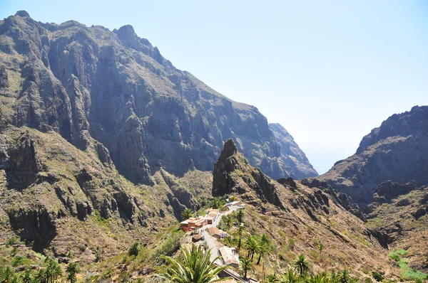 Pueblo de Masca en las montañas de la isla de Tenerife, Canarias —  Fotos de Stock