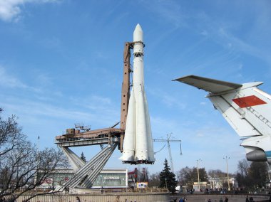 Moskova sergilenen ünlü vostok roketi
