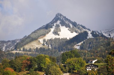 dağ tepe bölgesinde Cenevre, İsviçre