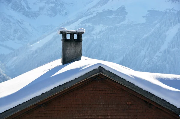 Alpine scenery, Braunwald, Switzerland — Stock Photo, Image