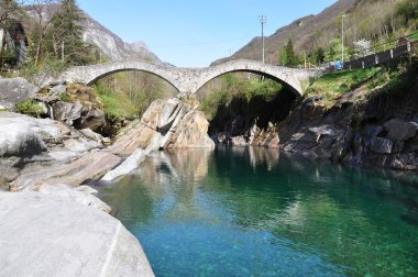 Ponte dei tuz Köprüsü'lavertezzo, İsviçre
