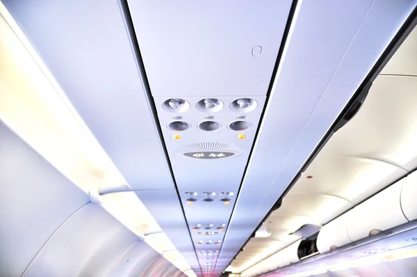 Overhead console in aircraft — Stock Photo, Image