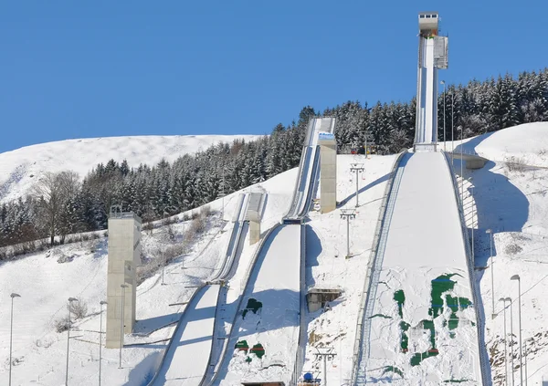 Skiflying 设施 — 图库照片