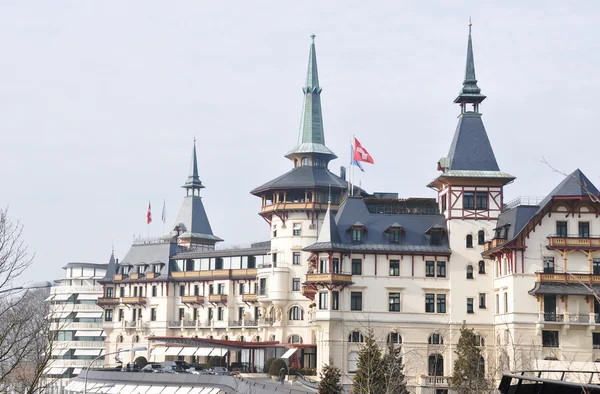 Hotel de luxo, Suíça — Fotografia de Stock