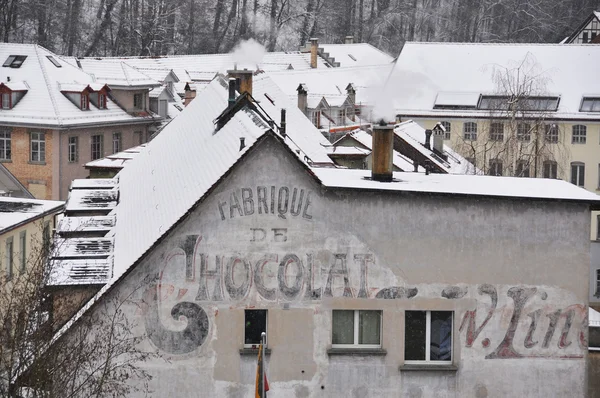 Old chocolate factory in Bern, Switzerland — Stock Photo, Image