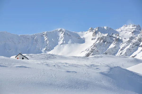 Pizol, slavný švýcarský lyžařské středisko — Stock fotografie