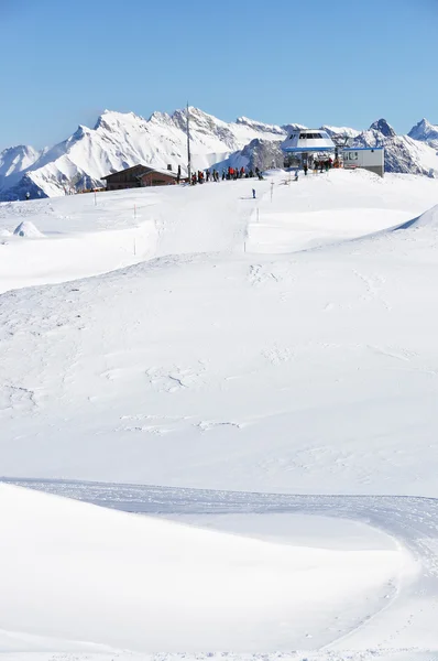 Pizol、有名なスイスのスキー リゾート — ストック写真