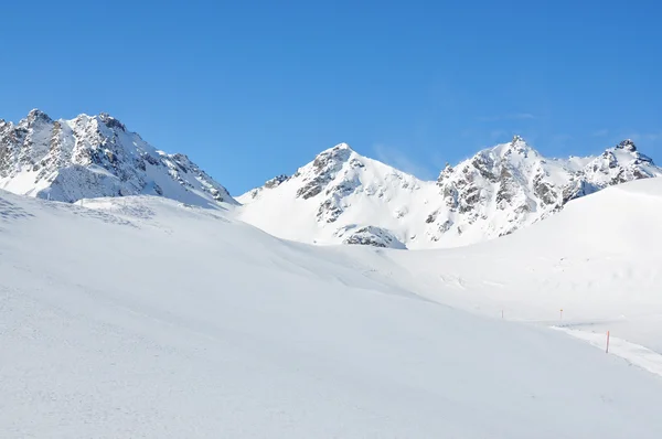 Pizol, famous Swiss skiing resort — Stock Photo, Image