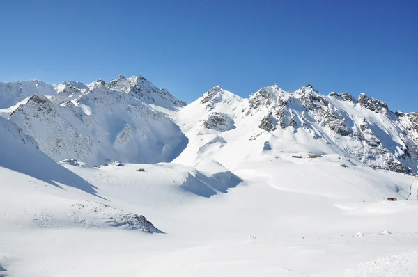 Pizol，著名的瑞士滑雪度假村 — 图库照片
