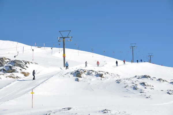 Pizol, beroemde Zwitserse Ski resort — Stockfoto