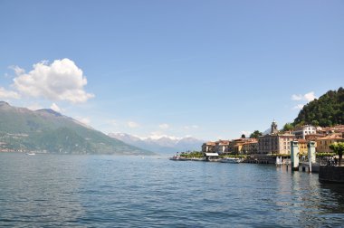 Bellagio kasabası ünlü İtalyan Gölü Como 'da.