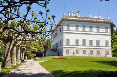 Villa bellagio şehrin ünlü İtalyan lake como, Leonardo'ya