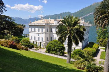 Villa bellagio şehrin ünlü İtalyan lake como, Leonardo'ya