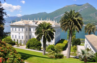 Villa bellagio şehrin ünlü İtalyan lake como, Leonardo'ya